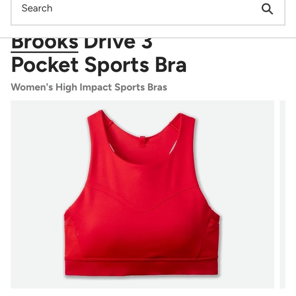 Brooks Vibrant Pink Sports Bra - Picture 8 of 8
